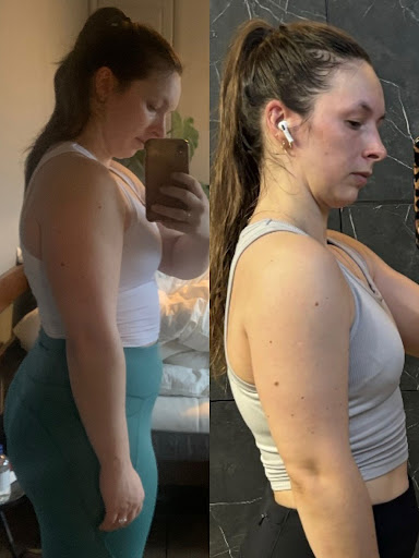 Catrin's fat loss transformation